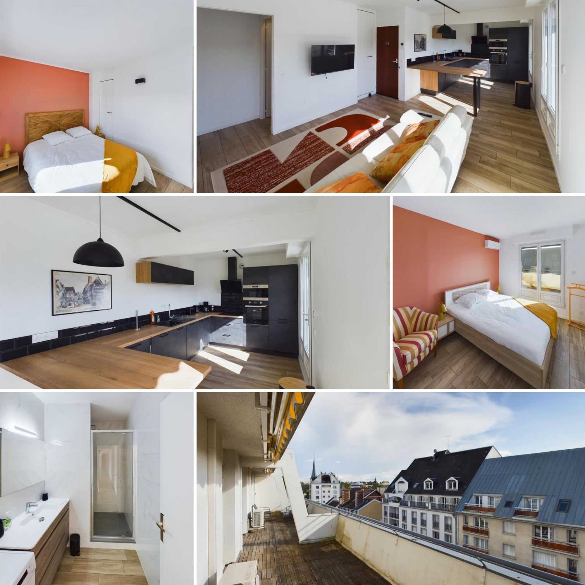 Le Panorama Premium - Superbe Vue Lejlighed Troyes Eksteriør billede